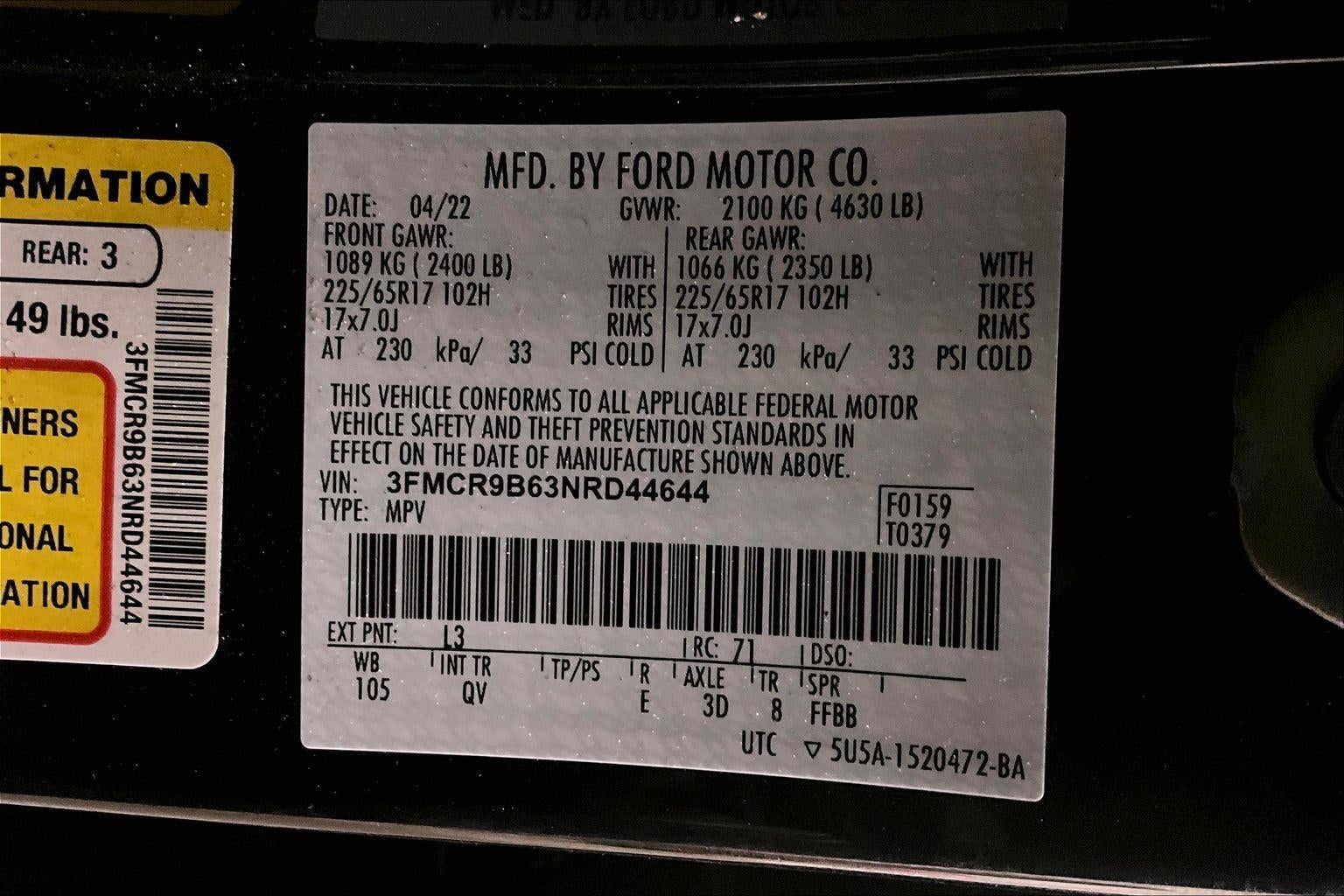 2022 Ford Bronco Sport Big Bend