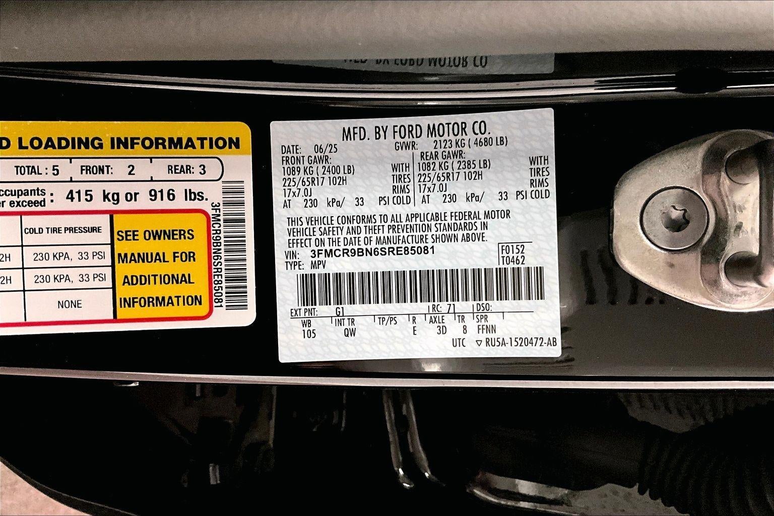 2025 Ford Bronco Sport Big Bend