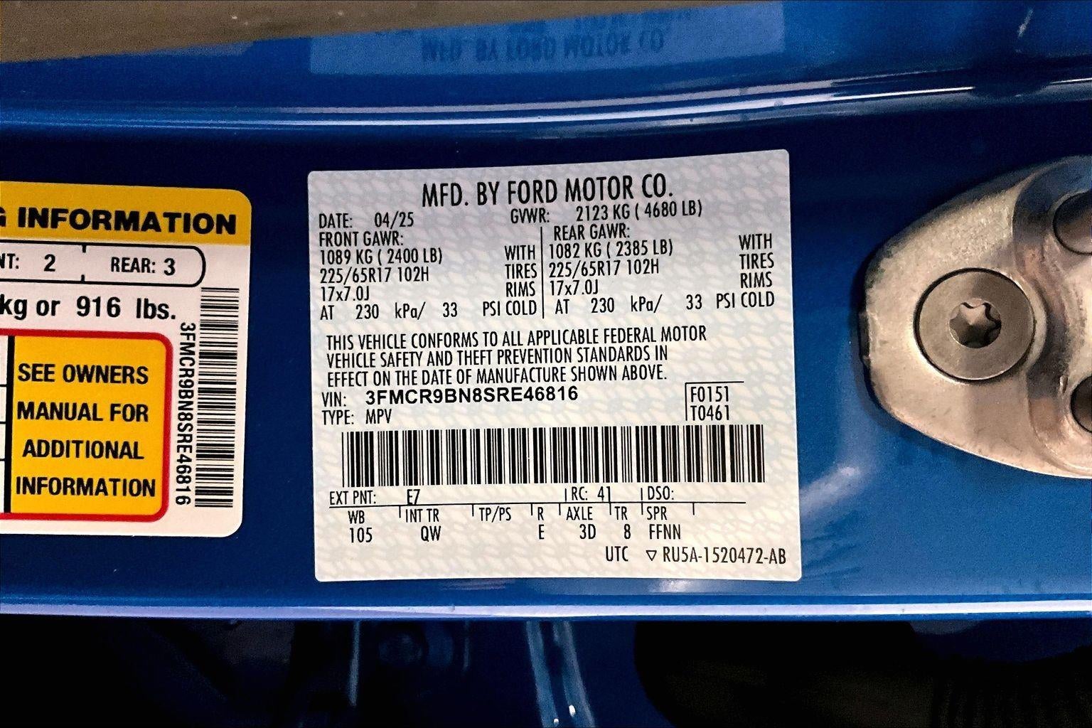 2025 Ford Bronco Sport Big Bend