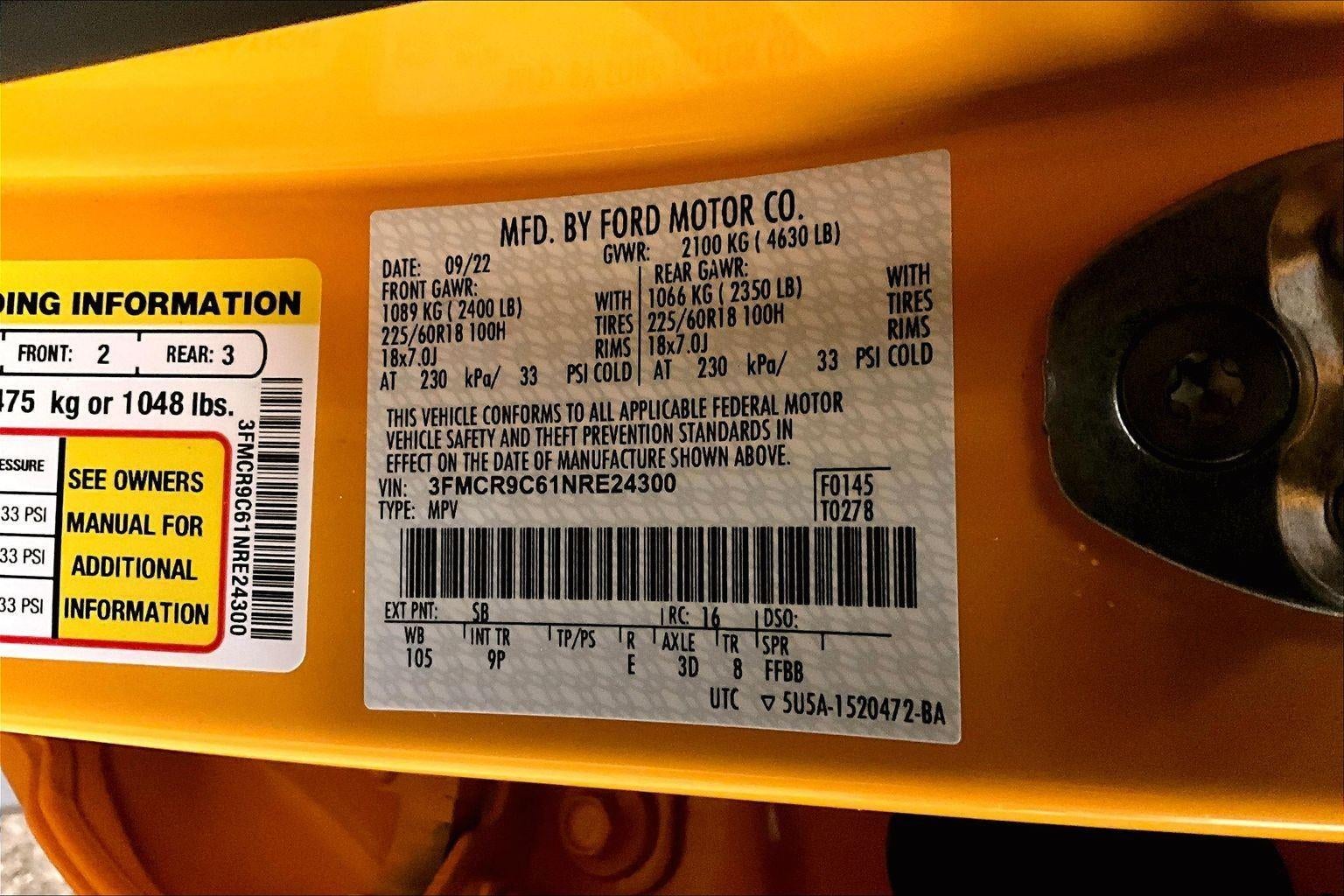 2022 Ford Bronco Sport Outer Banks