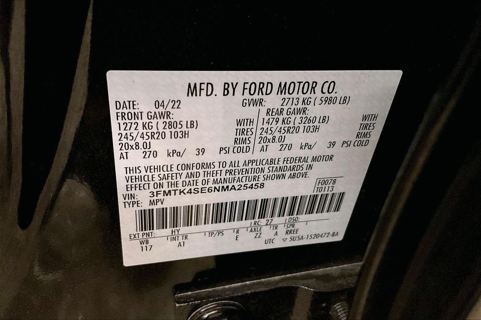 2022 Ford Mustang Mach-E GT