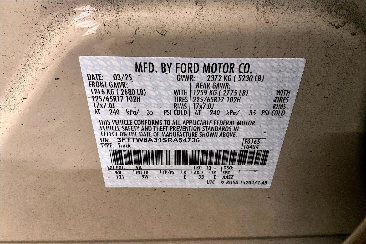 2025 Ford Maverick XL