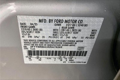 2025 Ford Maverick XL