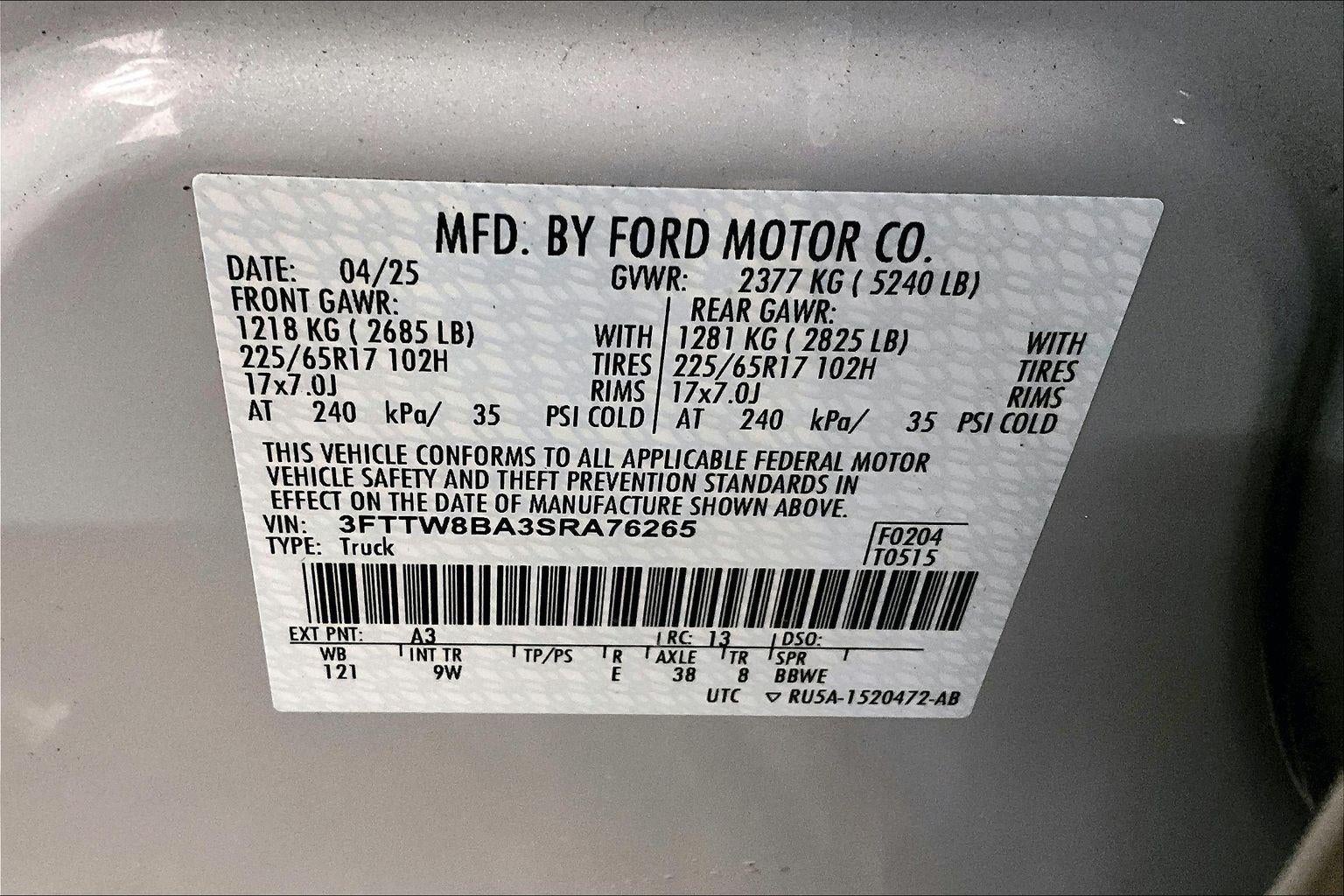 2025 Ford Maverick XL