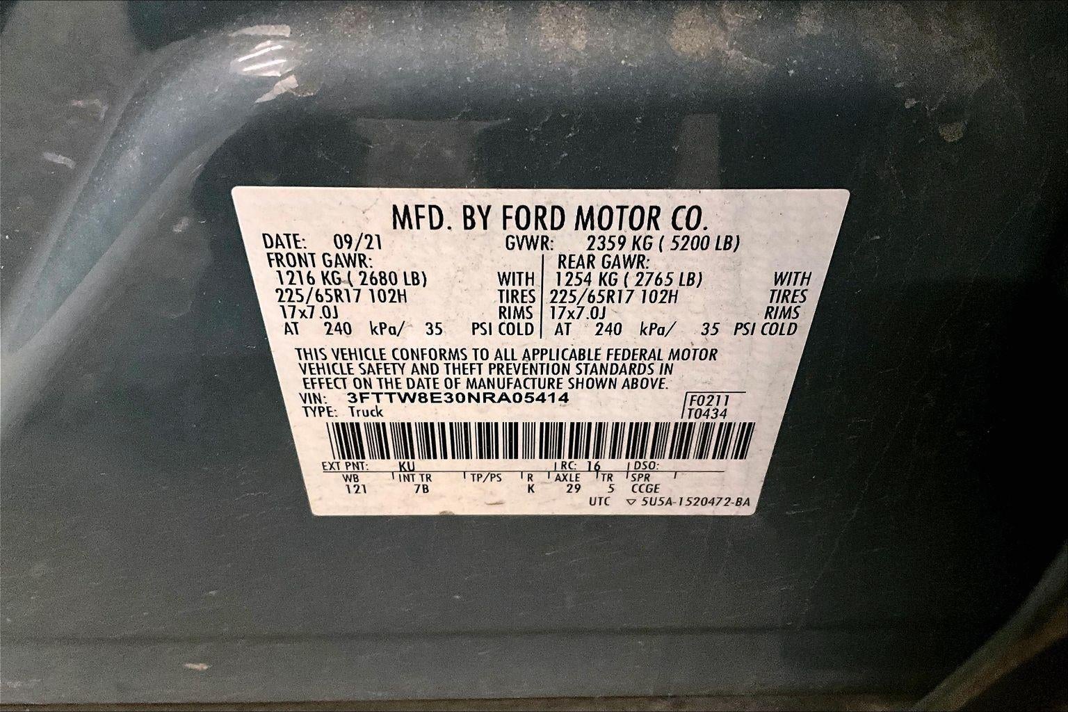 2022 Ford Maverick XLT