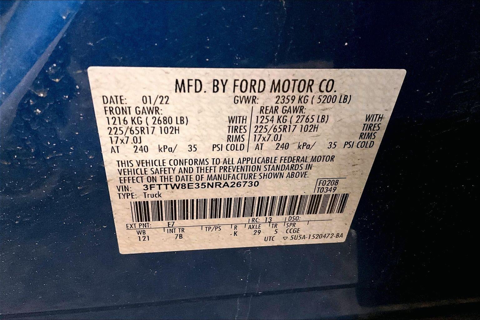 2022 Ford Maverick XLT