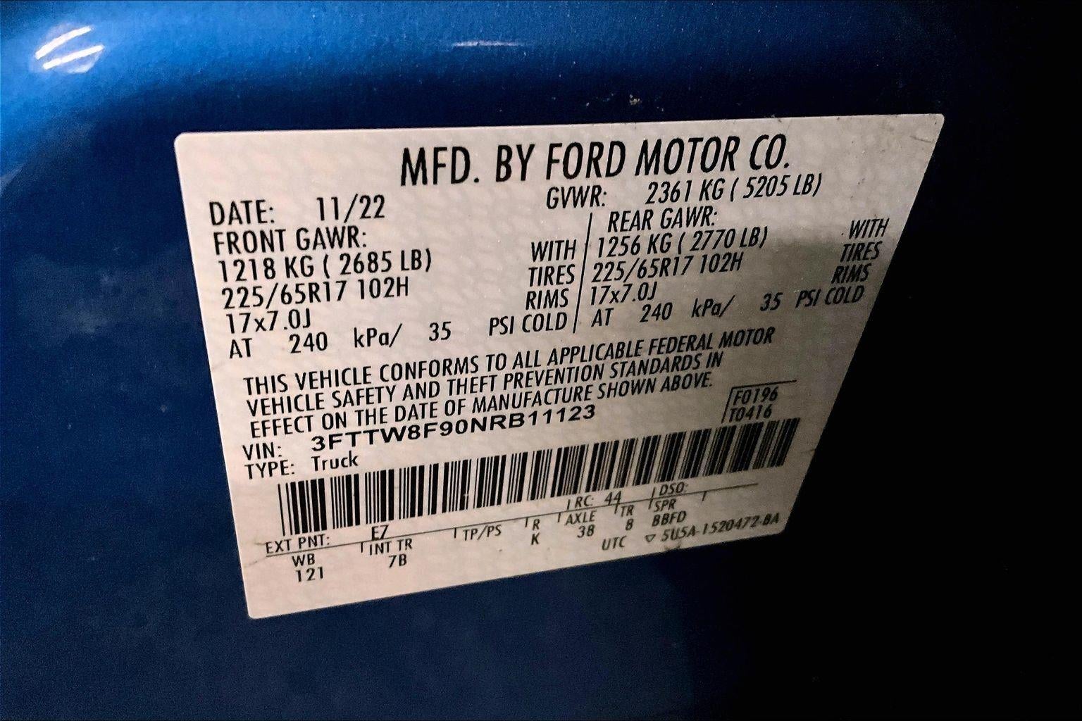 2022 Ford Maverick XLT