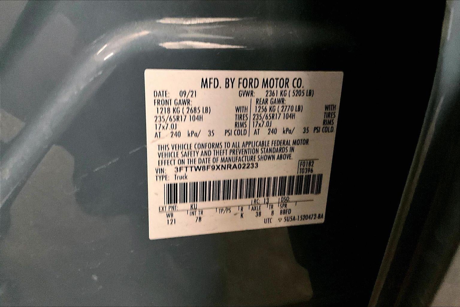 2022 Ford Maverick XLT