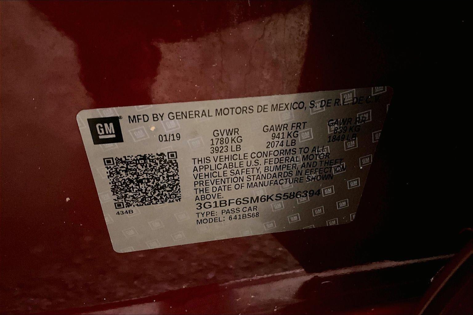 2019 Chevrolet Cruze Premier