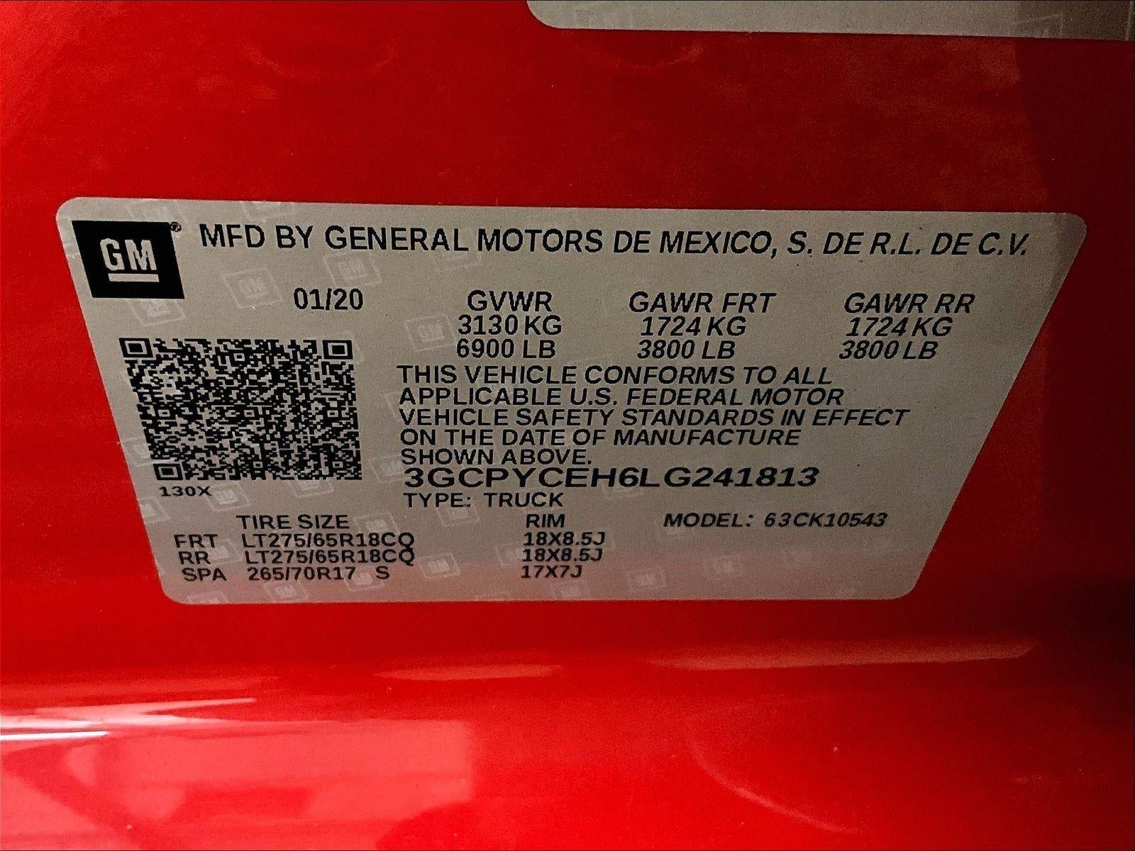 2020 Chevrolet Silverado 1500 Custom Trail Boss