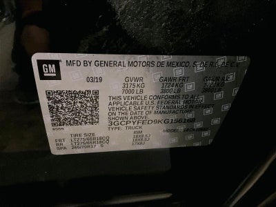 2019 Chevrolet Silverado 1500 LT Trail Boss