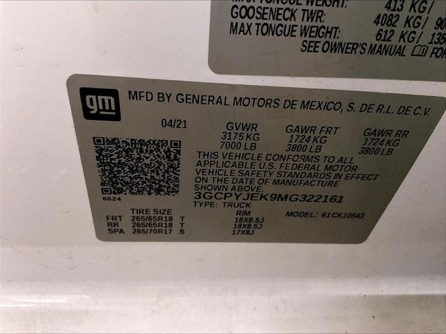 2021 Chevrolet Silverado 1500 LT
