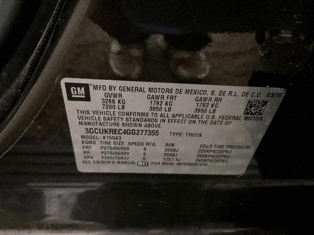 2016 Chevrolet Silverado 1500 LT LT2
