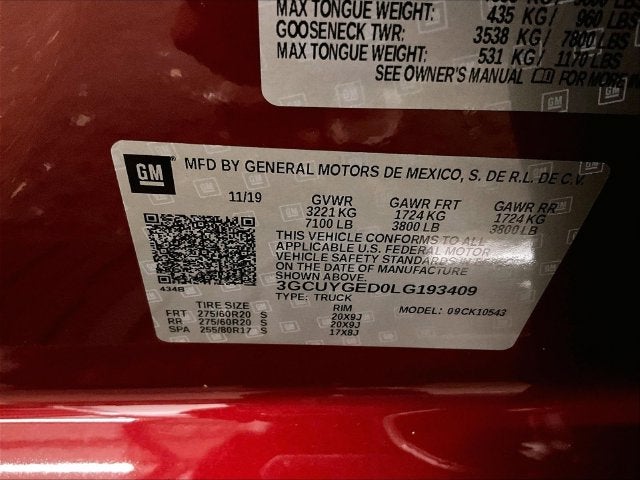 2020 Chevrolet Silverado 1500 LTZ