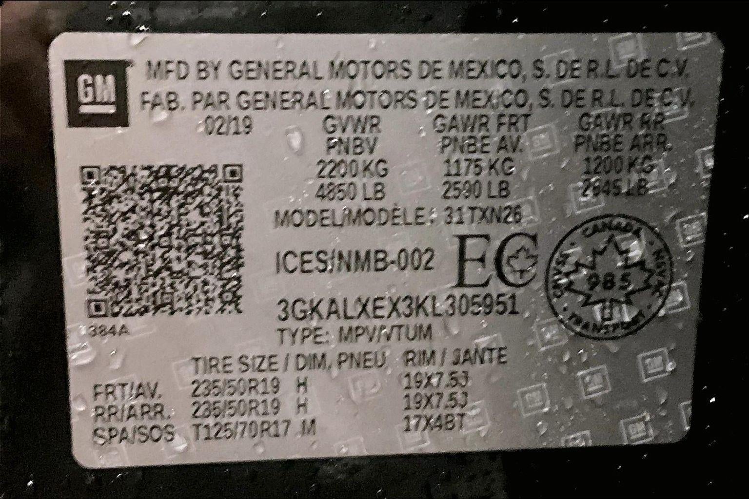 2019 GMC Terrain Denali