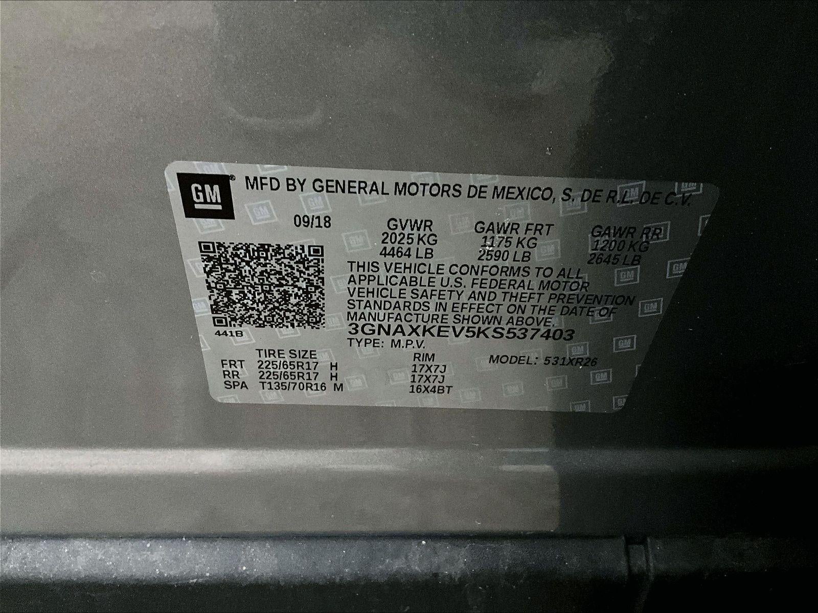 2019 Chevrolet Equinox LT