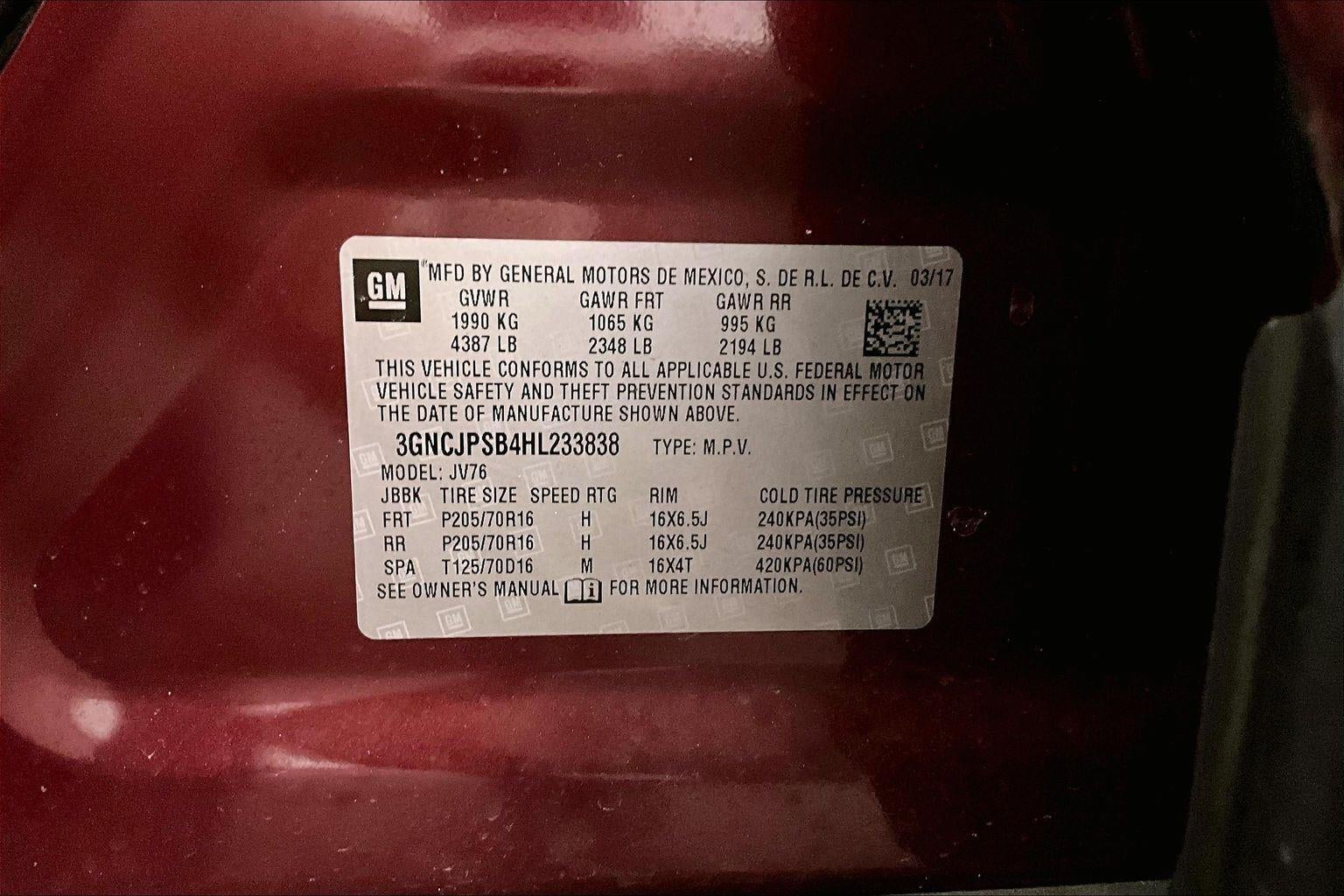 2017 Chevrolet Trax LT