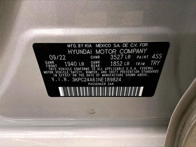 2022 Hyundai Accent SEL