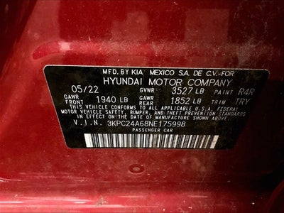 2022 Hyundai Accent SE