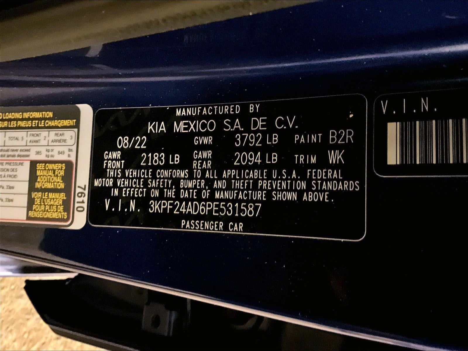 2023 Kia Forte LXS