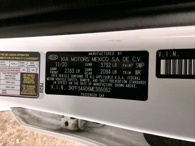 2021 Kia Forte GT-Line