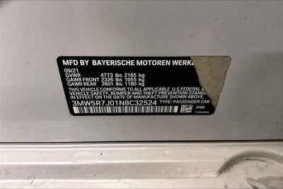 2022 BMW 3 Series 330i xDrive