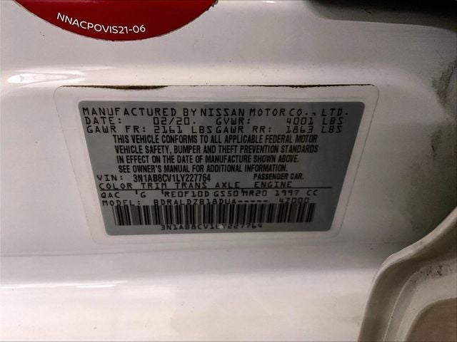 2020 Nissan Sentra SV