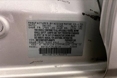 2023 Nissan Versa SV