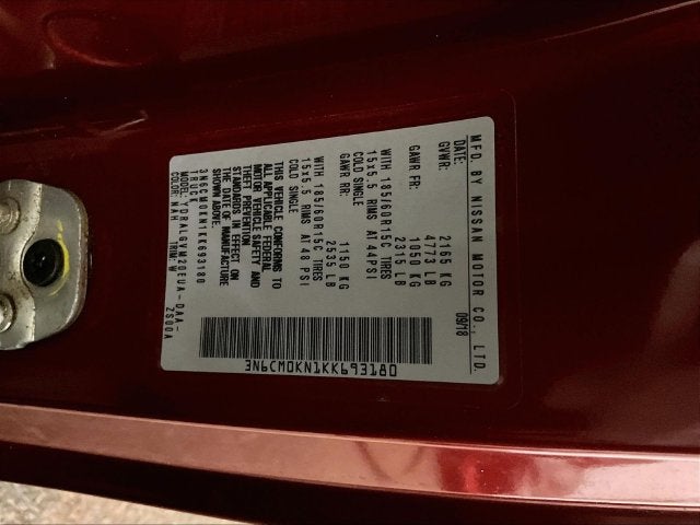 2019 Nissan NV200 SV