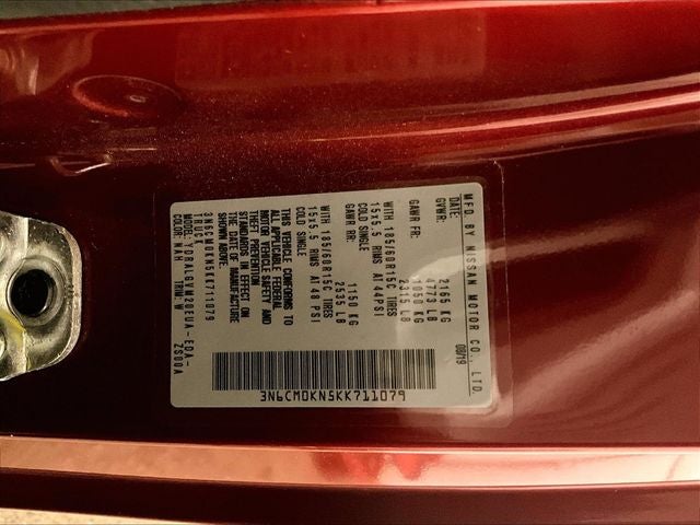 2019 Nissan NV200 SV