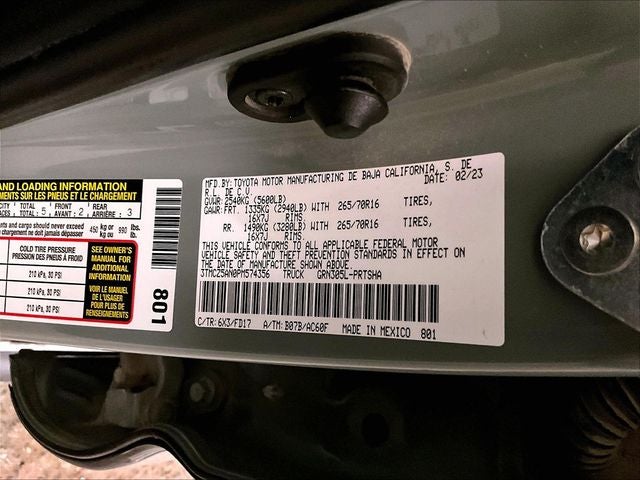 2023 Toyota Tacoma TRD Off-Road V6