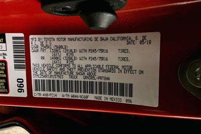 2018 Toyota Tacoma SR5