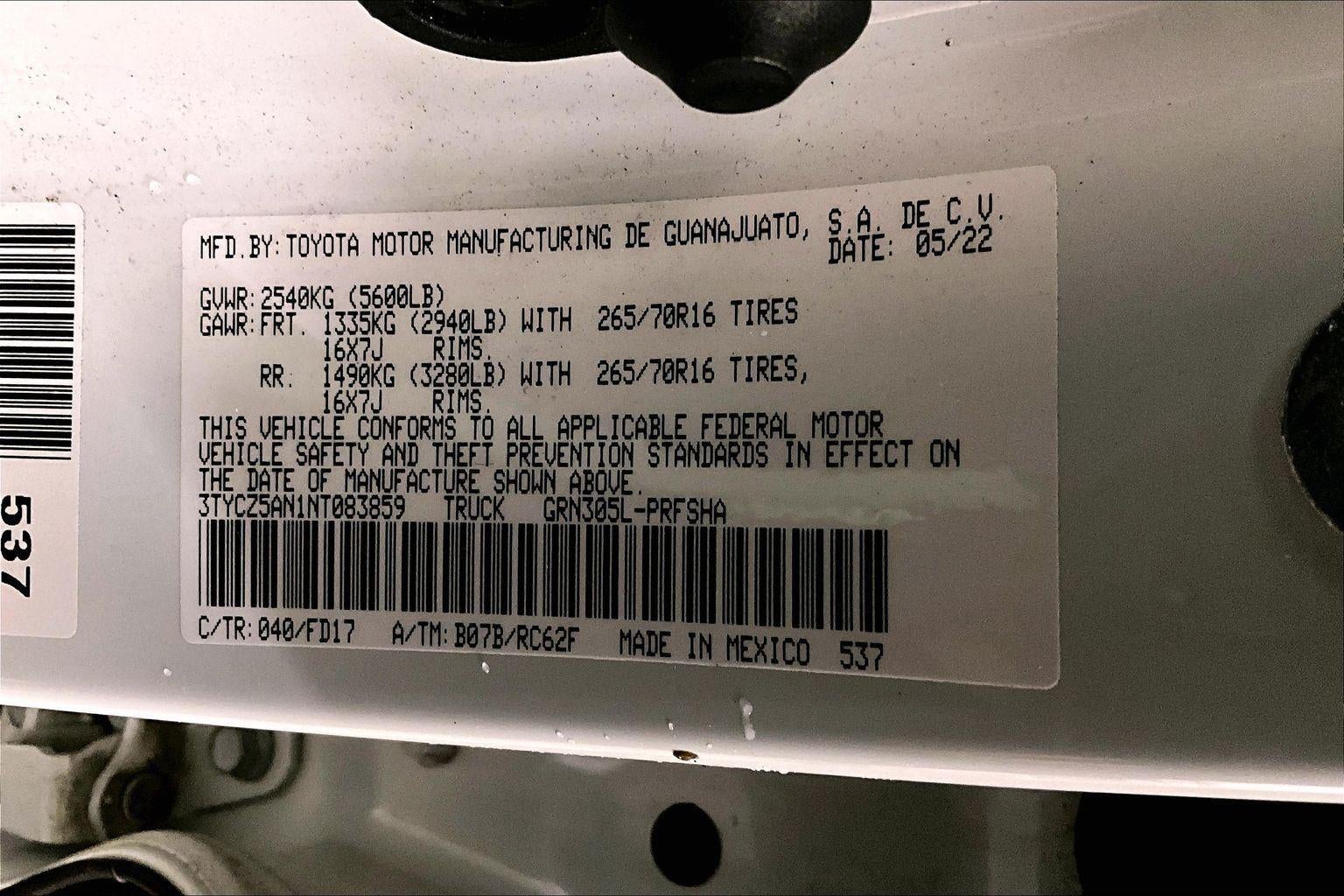 2022 Toyota Tacoma TRD Off-Road