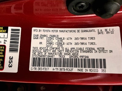 2022 Toyota Tacoma TRD Off-Road V6