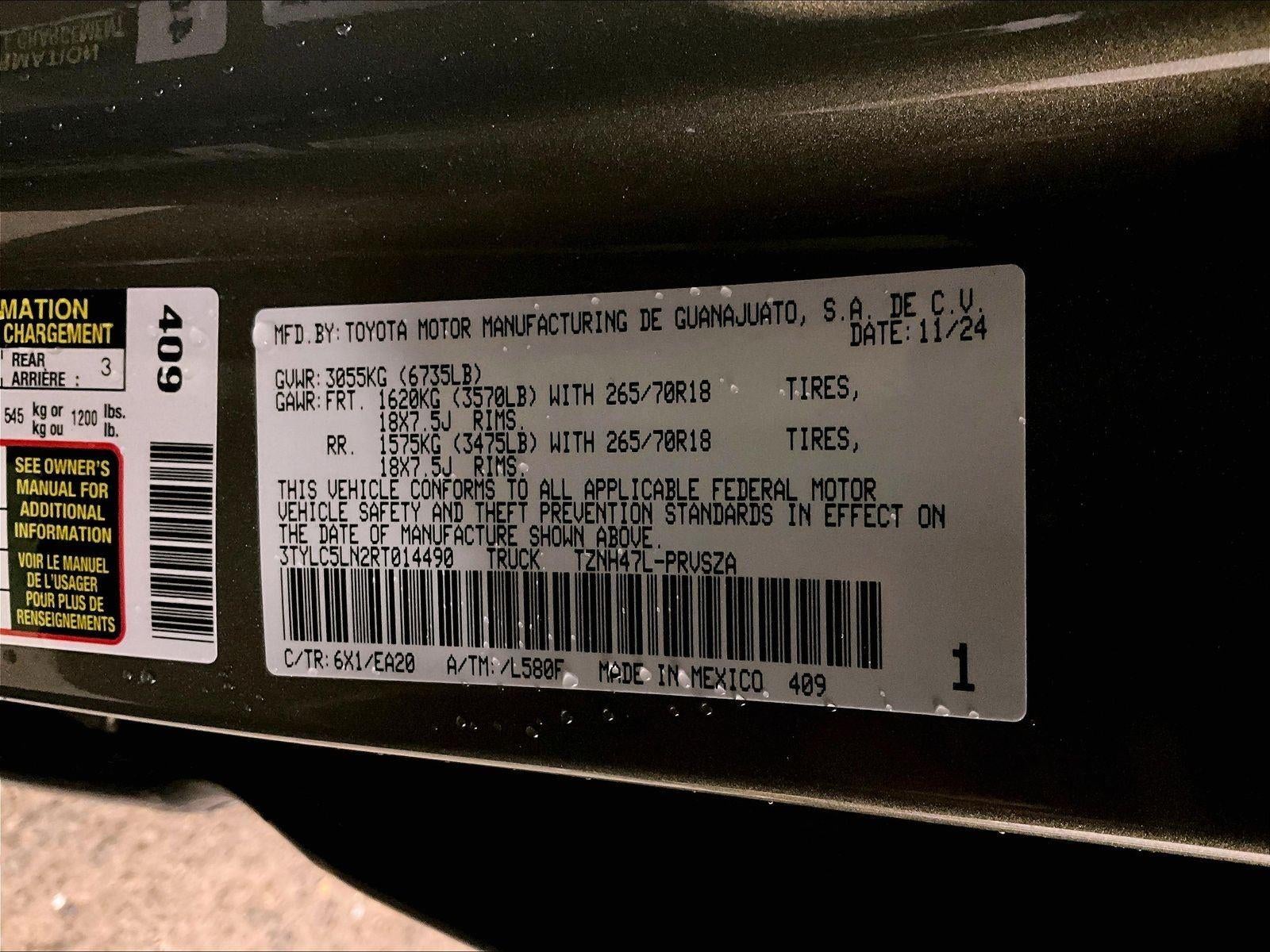 2024 Toyota Tacoma TRD Off-Road HV