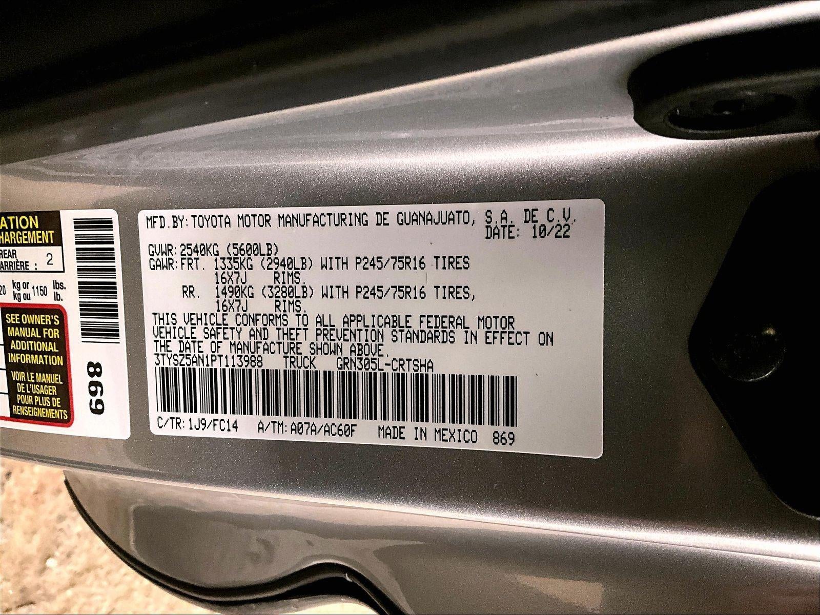 2023 Toyota Tacoma SR5