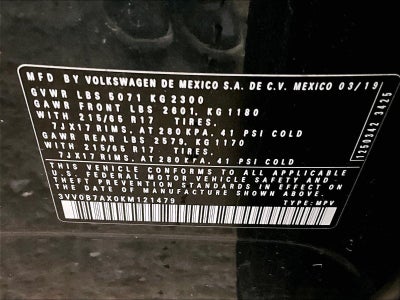 2019 Volkswagen Tiguan S