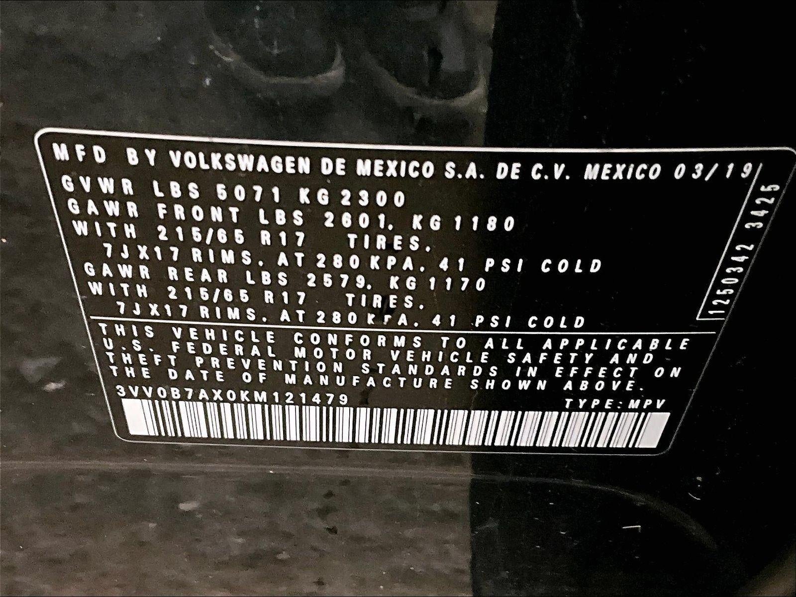 2019 Volkswagen Tiguan S