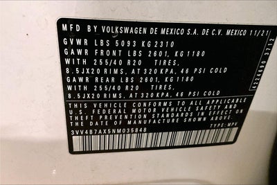 2022 Volkswagen Tiguan SEL R-Line