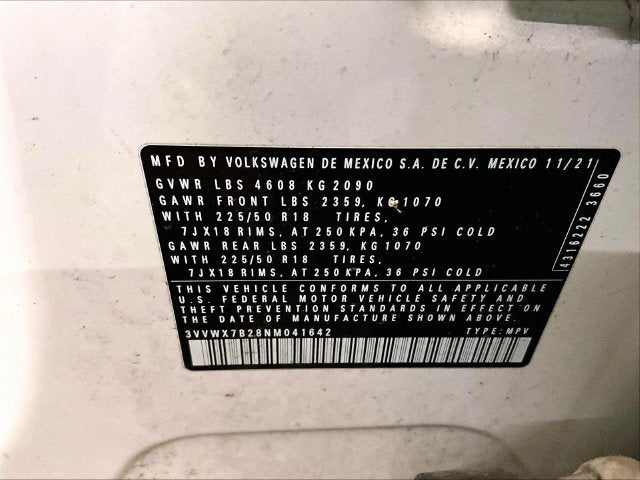 2022 Volkswagen Taos 1.5T SE