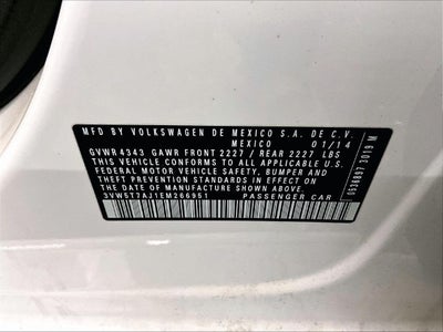 2014 Volkswagen Jetta GLI Edition 30 w/Nav