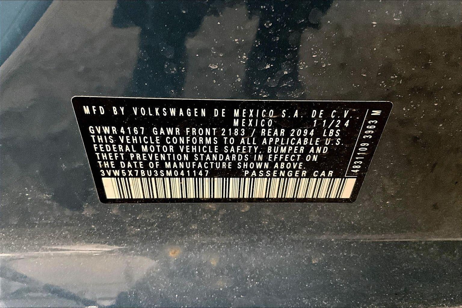 2025 Volkswagen Jetta S