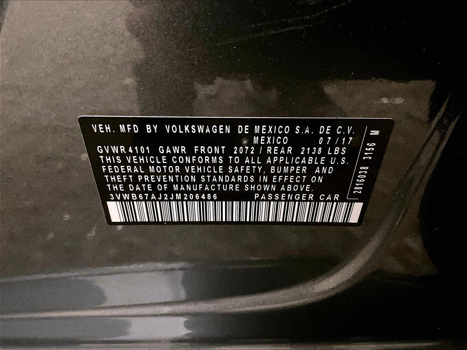 2018 Volkswagen Jetta 1.4T Wolfsburg Edition