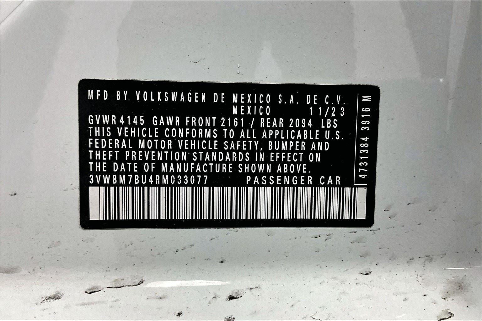 2024 Volkswagen Jetta Sport