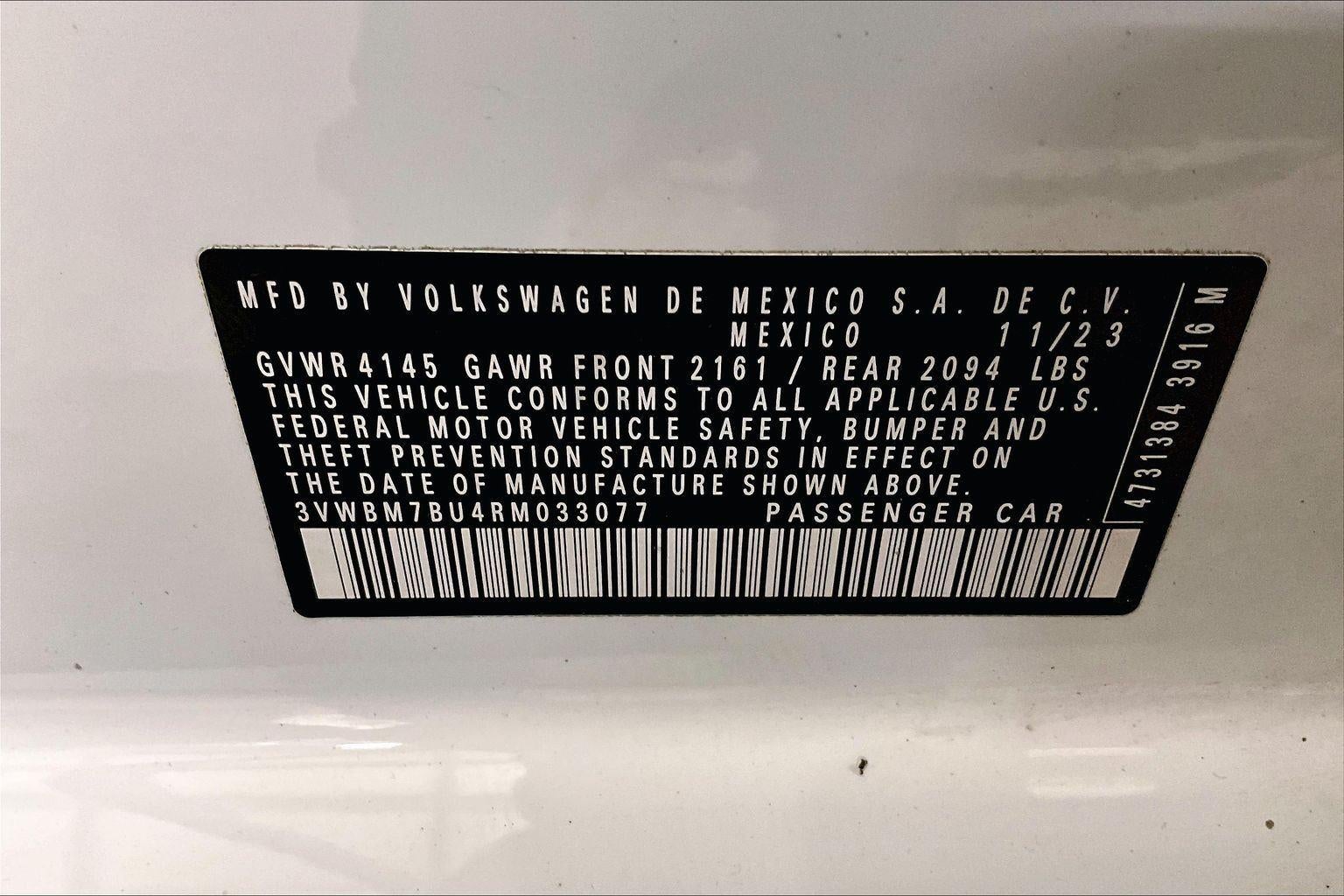 2024 Volkswagen Jetta Sport