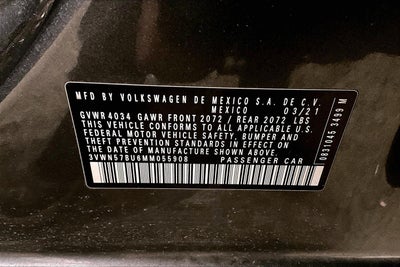 2021 Volkswagen Jetta S