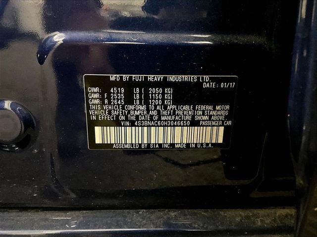 2017 Subaru Legacy 2.5i Premium