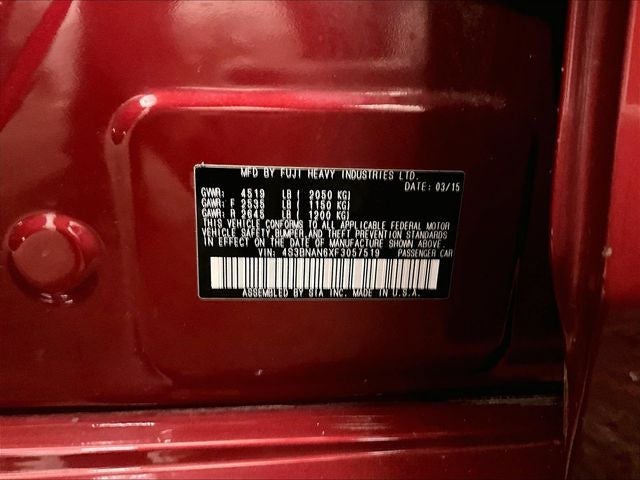 2015 Subaru Legacy 2.5i Limited