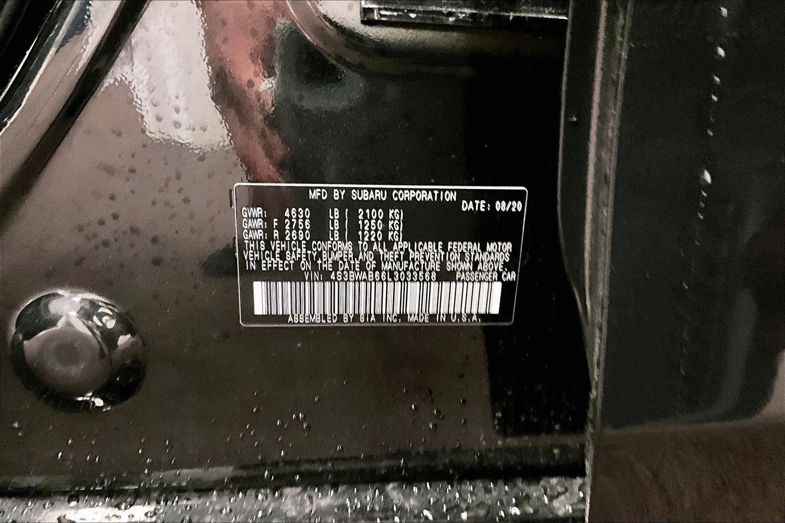 2020 Subaru Legacy Base