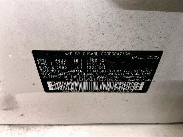 2025 Subaru Legacy Premium